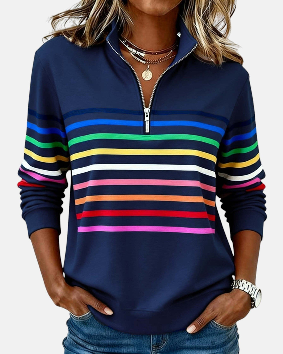 Madison | Women's Quarter Zip Sweatshirt