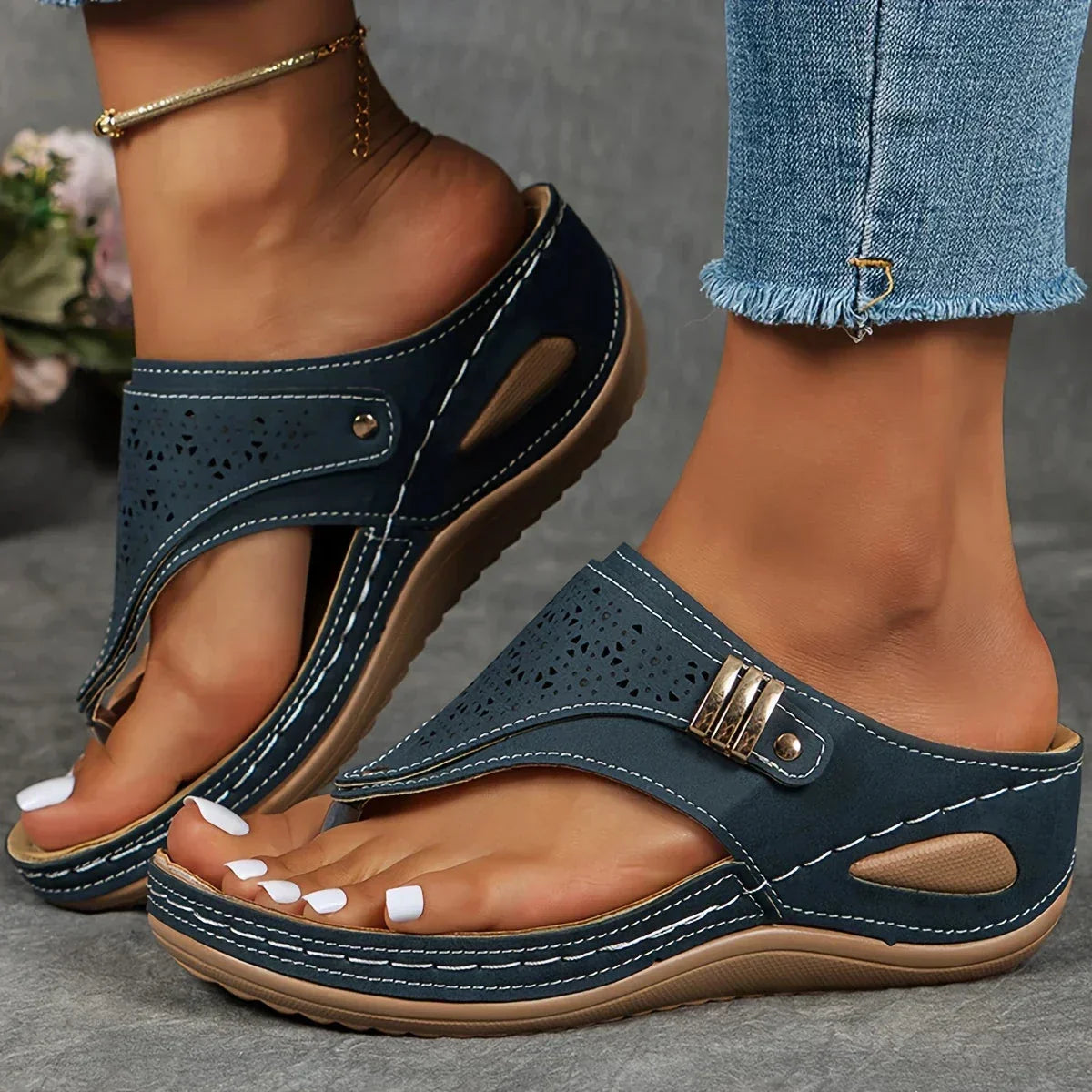 Rynara™ | Orthopedic Wedge Heel Sandal